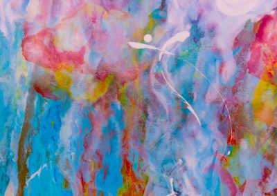 Spring-Leap mixed media on canvas